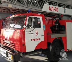 Пожар произошёл в губкинском селе Кандаурово