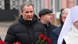 Вячеслав Гладков поучаствовал в заупокойной литии по погибшим из-за обстрела Белгорода 30 декабря