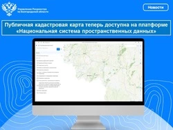 Публичная кадастровая карта доступна на платформе «Национальная система пространственных данных»