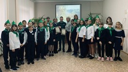 Губкинские школьники встретились с работниками леса в рамках проекта «Лесная экология»