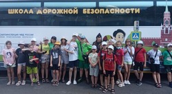 Губкинские дети позанимались в мобильном комплексе «Школа дорожной безопасности»