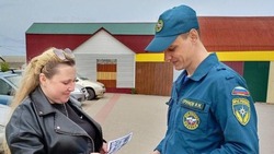Сотрудники МЧС России напомнили жителям области о мерах безопасности