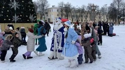 Юные губкинцы весело и активно принимали участие в новогодних мероприятиях