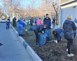 Сотрудники филиала «Губкинский» водоканала приняли участие в субботнике