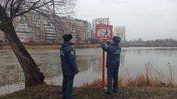 Инспекторы ГИМС напоминили об опасности выхода на тонкий лёд