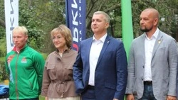 Современную мобильную спортивную площадку – шатёр ГТО – торжественно открыли в Губкине