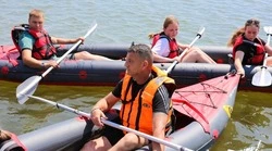 Место для тренировок на воде и секции гребли на байдарках появились в Губкине