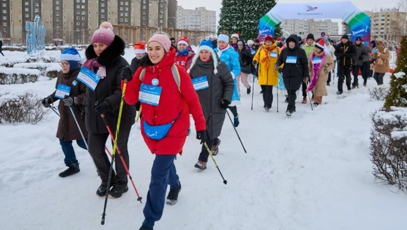 Губкинцы поучаствовали в праздничном «Забеге в Новый год»