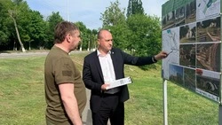 Врио губернатора Белгородской области Александр Шуваев посетил с рабочей поездкой Губкин