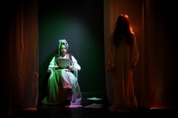 Губкинский театр для детей и молодёжи показал премьеру театральной читки повести Н.В. Гоголя «Вий»