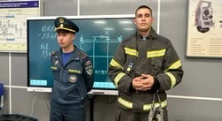Сотрудники МЧС провели познавательный урок для губкинских студентов