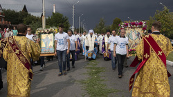 Крестный ход прошёл в Губкине в канун праздника Преображения Господня