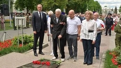 Акция, посвящённая Дню памяти и скорби, прошла в Губкине