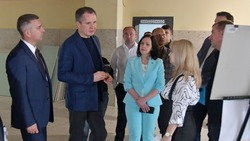 Губернатор Белгородской области Вячеслав Гладков побывал в Губкине с рабочим визитом