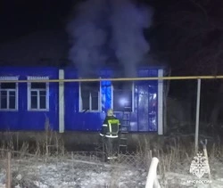 Пожар произошёл в жилом доме в микрорайоне Лукьяновка города Губкина