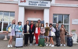 Группа учащихся ДХШ г. Губкина отправилась в арт-лагерь «Культурный код» в г. Москва