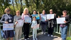 Пленэр «Всегда вместе» прошёл в рекреационной зоне «Тёплый Колодезь – зелёная долина Губкина»