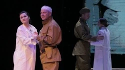 Театрализованная постановка «Цена свободы: семь месяцев стойкости и героизма» прошла в Губкине