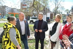 Заместитель губернатора Сергей Довгалюк посетил Губкинский городской округ с рабочей поездкой