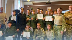 Первый выпуск курсантов центра «Воин» состоялся в Губкине
