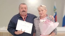 Золотой юбилей супружеской жизни отпраздновала губкинская семья Топоровых