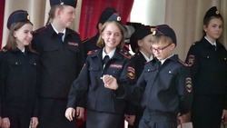 Губкинские юные инспекторы дорожного движения прошли посвящение в кадеты