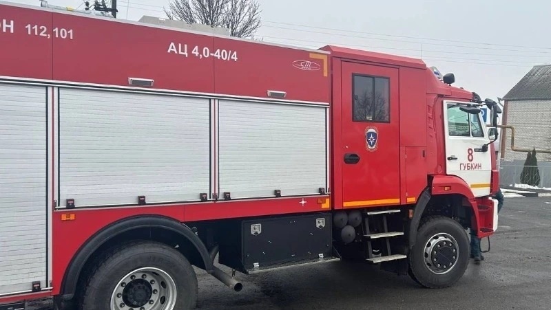 Губкинские огнеборцы ликвидировали пожар в двухкомнатной квартире