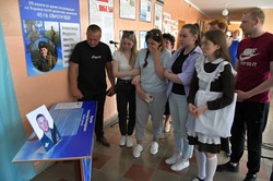 «Парта героя» открылась в  школе села Уколово  Губкинского городского округа