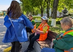Губкинцы активно участвуют в акции «Георгиевская лента»