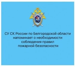 Следственный комитет напомнил о необходимости соблюдения правил пожарной безопасности