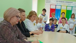 Главный врач Старооскольской окружной больницы побывала в Губкине с рабочим визитом 