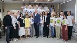 Василий Голиков посетил Губкинский филиал БГТУ имени Шухова и провёл встречу со студенческим активом