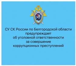 Следком предупредил об уголовной ответственности за свершение коррупционных преступлений