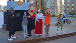 Окунуться в сказку: самодеятельный кукольный театр Губкина «Сундучок» представил спектакль «Гусёнок»