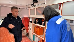 Автопарк Губкинской станции скорой помощи пополнился тремя реанимобилями