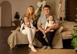 Двойное счастье семьи Андросовых: очаровашки Аделина и Ангелина
