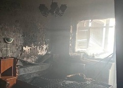 55 человек были эвакуированы при пожаре в жилом доме в городе Губкине