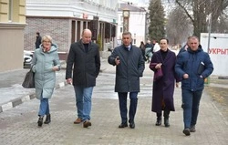 Министр культуры области Константин Курганский посетил с рабочим визитом Губкинский городской округ