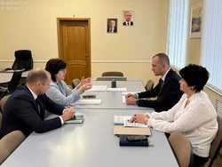 Василий Голиков встретился с представителями компании «Металлоинвест» и Лебединского ГОКа