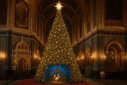 Чудо Рождества: волшебная ёлка в Храме Христа Спасителя «Новая Звезда»