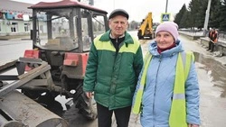 Работники губкинских коммунальных служб активно приступили к весенней уборке