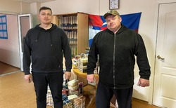 Губкинцы продолжают оказывать гуманитарную помощь