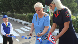 В Губкине открытие автогородка стало сюжетом для детского блога по дорожной безопасности