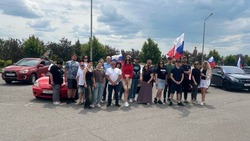 Масштабный автопробег украсил улицы Губкина в День России