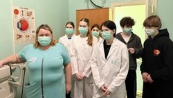 Учащиеся медицинского класса побывали с экскурсией в Губкинской ЦРБ