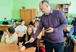 Губкинские школьники поучаствовали в профориентационном часе