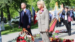 Возложение цветов в честь 78-й годовщины Победы состоялось в Губкине