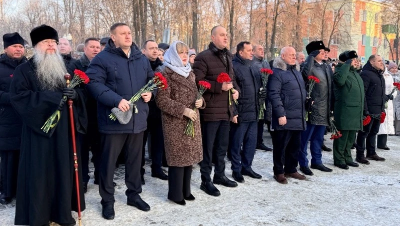 Губкинцы почтили память героев в День освобождения района от немецко-фашистских захватчиков