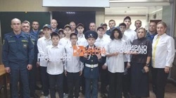 Губкинские школьники побывали в гостях у спасателей