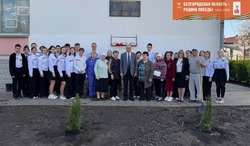 Губкинцы посадили Аллею Памяти Героев Великой Отечественной войны